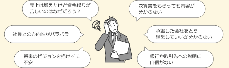 創業者・次世代経営者のよくあるご相談